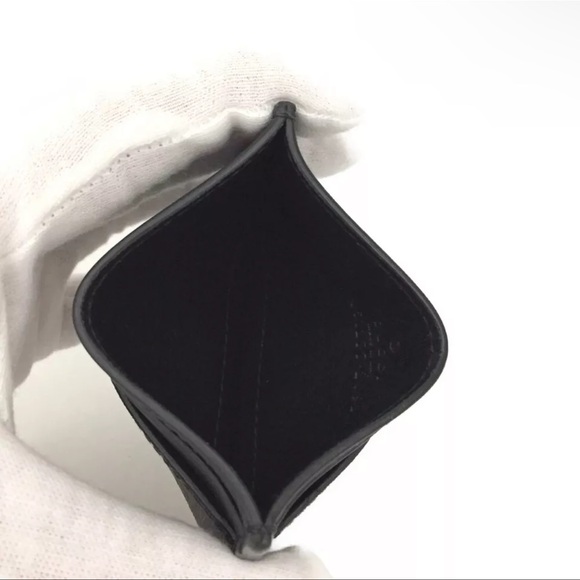 AUTH GUCCI Kingsnake Print GG Supreme Canvas Card Case - Picture 6 of 8